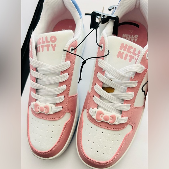 Hello Kitty & Friends By Sanrio Women's Black Casual Court Sneakers 10 - Picture 4 of 7